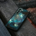 thumbnail image 4 of WIRESTER Shockproof Soft Rubber Cover Case for Samsung Galaxy S22 6.1" 2022, Blue Sky Galaxy Nebula, 4 of 5