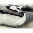 thumbnail image 7 of HR 7 X 10 HAND TUFTED SILK BRIGHT SHAGGY AREA RUG, PLEASE CHECK ALL PICTURES, 7 of 7