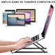 thumbnail image 4 of Base Laptop Portátil, Soporte Laptop Plegable con 10 Ángulos Ajustables para Ventilación de Calor, Base Estable Antideslizante para Laptops con Alivio de la Fatiga del Trabajo, 4 of 5