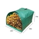 thumbnail image 3 of Gran bolsa de jardín tipo recogedor de jardín para recoger hojas - Bolsa reutilizable de residuos de hojas resistentes de 53 galones con aro, verde, 3 of 8