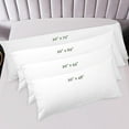 thumbnail image 4 of Elegant Comfort Full Body Pillow Insert, Poly-Cotton Shell with Siliconized Fiber Filling, Soft and Fluffy for Side Sleepers, 20 x 49, 4 of 5