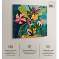 thumbnail image 2 of Vase Of Bright Tropical Flowers II Flowers In Vase Paintings Canvas Wall Art by Art Remedy, Gallery Wrapped, 20" x 20", 2 of 7