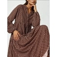 thumbnail image 4 of Printed V-Neck Maxi Dress, 4 of 5