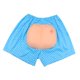 thumbnail image 4 of Pantalones cortos divertidos con trasero falso para disfraces de carnaval y mascarada. Pantalones de broma hilarantes. impresiones labiales de puntos azules, 4 of 9