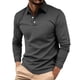 thumbnail image 1 of Ceisia Men's Gradient Polka Dot Collared Long-Sleeve Polo Shirt | Slim Spring Casual Top Gift, 1 of 6