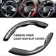 thumbnail image 5 of Universal Car Steering Wheel Cover for Toyota Corolla Hybrid 2000, Carbon Fibre NonSlip Black, 5 of 5