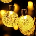 thumbnail image 1 of Led Solar Bubble Ball Light String Crystal Ball String Light Outdoor Courtyard Waterproof Christmas Lawn Holiday Lights, 1 of 5