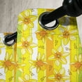 thumbnail image 3 of Ambesonne Yellow Flower Grommet Curtain, Narcissus Blossom, 50" x 108", Yellow Apple Green, 3 of 6