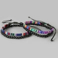 thumbnail image 6 of SUSHANG Braided Bead Bracelet Bohemia Handmade Weave Bead Beach Festival Adjustable Bracelet Set of 2 Men Women Accessories, 6 of 8