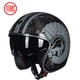 thumbnail image 3 of Casco de fibra de carbono 3/4 TORC Casco de motocicleta ligero V587 Casco abierto Casco de moto Casco de motocross, 3 of 5