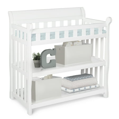 Photo 1 of Delta Children Eclipse Changing Table with Pad, White