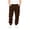 Brown, variant on Boys Cargo Sweatpants Casual Soft Relaxed Fit Elastic Waist Kids Joggers Active Pants Navy 6-14 Years