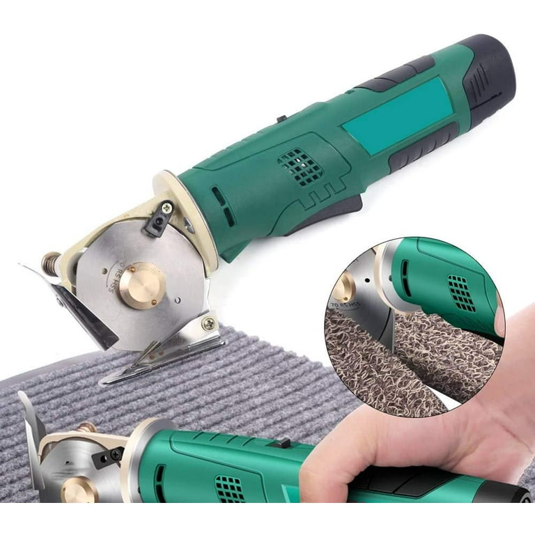 Electric Rotary Cutting Tool for Leather, Plastic, Thick Fabric