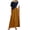 Yellow womens dresses, variant on Summer Saving Wycnly Formal Dresses for Women Short Sleeve Round Neck Color Patchwork Summer Maxi Dresses High Waist Pleated Swing Tunic Long Dress Yellow L Up to 65% off