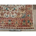 thumbnail image 4 of Ahmedani Linen Exclusive Ivory Medallion Designed Any Room Rectangle Area Rugs Hand Knotted Wool Silk Indoor Carpet (6 x 4)', 4 of 9