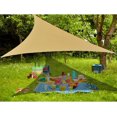thumbnail image 2 of Alion Home 9' x 9' x 12.7' Right Triangle PU Waterproof Woven Sun Shade Sail (1, Sand), 2 of 15