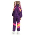 thumbnail image 3 of Kids 80s Sportswear Set Casual Sweatsuits Disco Tracksuit Set Retro Outfits for Boys Girls, 3 of 4