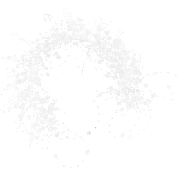 UPOUART Wedding Headpiece for Bride Crystal Hair Accessory with Strong Metal and Delicate Design