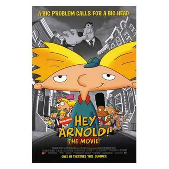 Pop Culture Graphics  Hey Arnold the Movie Movie Poster - 11 x 17