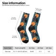 thumbnail image 5 of Yiaed Owls In Cartoon Style Print Great elasticity Crew Socks Sports socks for Men and Women, 5 of 5
