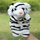 thumbnail image 3 of Marioneta Mano Tigre Serie Juguete Peluche Suave para Bebés Y () Blanco, 3 of 6