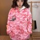 thumbnail image 4 of Sanrio Hello Kitty Zipper Cardigan Hoodie Y2K Cartoon Camouflage Blouse Sweatshirts Autumn Long Sleeve Sweater Jacket For Female, 4 of 4