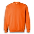 thumbnail image 2 of Gildan High Visibility Safety Sweatshirt for Adult Work Wear - 2 Pack Size-S, Fleece Cozy 50/50 Cotton/Poly Hi Vis Reflective Safety Orange Sweatshirt, 2 of 4