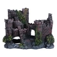 thumbnail image 1 of EeaseMX Decoración de acuario de resina con forma de castillo antiguo, ideal para peces y camarones., 1 of 8
