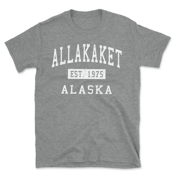 Allakaket Alaska Classic Established Men's Cotton T-Shirt
