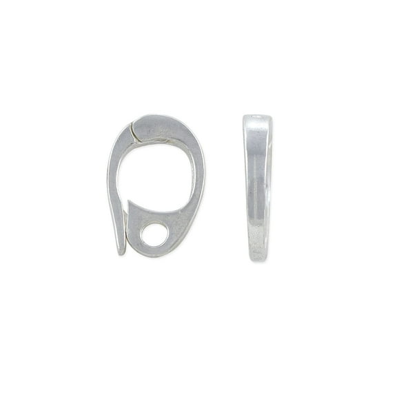 Bail Pearl Enhancers 13x3mm Sterling Silver (1-Pc)