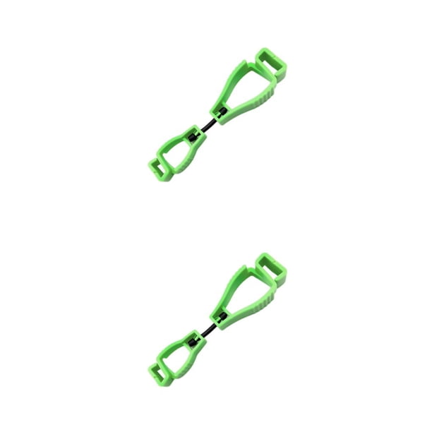 Riwesomey Guante Grabber Clip Anti-pérdida Cintura Hebilla Clips Soporte Guantes Guardián Trabajadores Laborales Jardines Sitios de Verde 2piezas