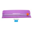thumbnail image 3 of Unique Bargains 12 Inch Paper Cutter, A4 Size Portable Paper Trimmer Slicers Scrapbooking Tool, Purple, 3 of 7
