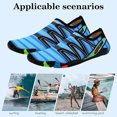 thumbnail image 2 of Zapatos de agua para hombre, transpirables, de secado rápido, suaves, descalzos, calcetines acuáticos para senderismo, natación, playa, surf, yoga, deporte, 2 of 5