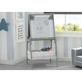thumbnail image 4 of Delta Children Chelsea Double-Sided Storage Easel with Paper Roll and Magnets -Ideal for Arts & Crafts, Drawing and More - Greenguard Gold Certified, Light Grey/White, 4 of 6