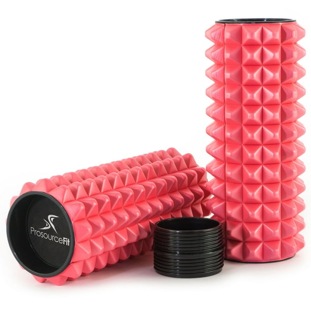 ProsourceFit Premium Spike Bumps 2in1 Sports Massage Foam Roller for