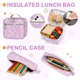 thumbnail image 5 of Inadays School Backpacks for Teens 3PCS Set Middle School Bookbag Students Lightweight Durable Casual Outdoor Daypack College, 5 of 8