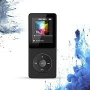 Hi-Fi Lossless Sound MP3 Walkman Player 1.8 Inch Screen Portable Music Player Support FM Radio Recording APE FLAC MP3 WMA WAV AAC LC JPG BMP TXT Black White Dark Blue