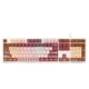 thumbnail image 1 of Teclado para juegos Redragon K668 con cable y RGB, 108 teclas, 4 teclas de acceso rápido adicionales, conector intercambiable en caliente mejorado, espuma insonorizante y teclas con temática navideña, 1 of 9