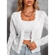 thumbnail image 5 of Chaqueta Cárdigan de Punto con Cuello en V y Larga para Mujer, Suéter Chal de Punto Sin Botones. XL, 5 of 8