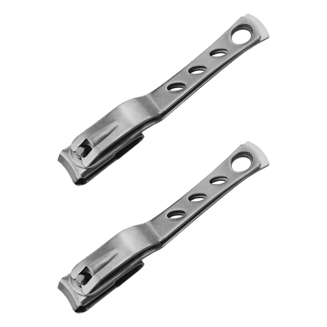 Miangastore 2pcs 360 Degree Rotating Nail Clippers Toenail Clipper Nail Cutter Trimmer