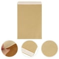 thumbnail image 3 of 50Pcs Kraft Paper Envelopes Blank Classic Envelopes Business Letter Envelopes (Khaki), 3 of 9