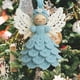 thumbnail image 5 of Adornos navideños, adornos navideños, regalos navideños. Árbol de Navidad de crochet para niña pequeña. Lindo colgante de punto. Accesorios de hilo. Colgante de crochet., 5 of 6