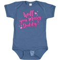 thumbnail image 3 of Inktastic Will You Marry Daddy Boys or Girls Baby Bodysuit, 3 of 5