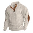 thumbnail image 6 of Ceisia Men's 2 Piece Outfit Corduroy Henley Button Pullover And Straight Leg Pants Casual Tracksuit Set For Fall Winter Gift, 6 of 6