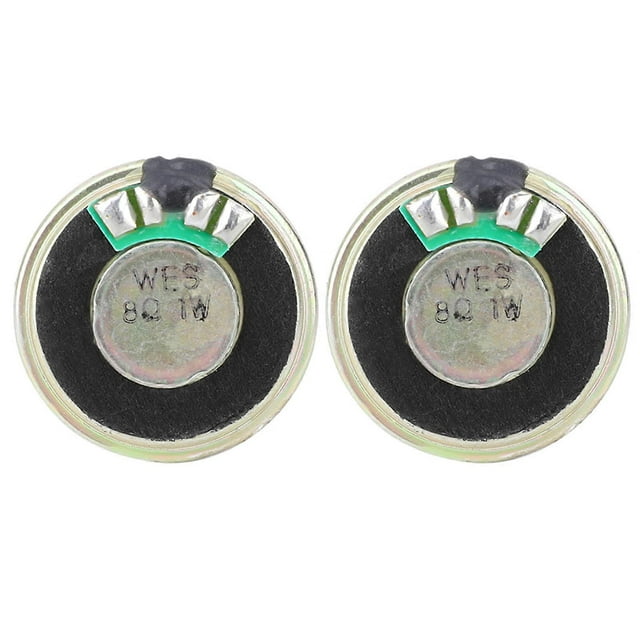 Set of 2 stereo speakers 8 ohms 1 W, diameter 28 mm