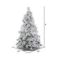 thumbnail image 3 of Vickerman 9' Flocked Alberta Artificial Christmas Tree, Unlit, 3 of 4
