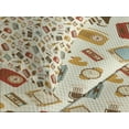 thumbnail image 4 of Ambesonne Vintage Quilted Bedspread Set 3 Pcs, Nostalgic Retro, King Size, Multicolor, 4 of 5