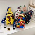 thumbnail image 2 of Bolso bandolera de lona con dibujos animados de Anime de Barrio Sésamo para niños y niñas, con personalidad creativa, estilo Kawaii, 2 of 4