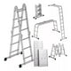 thumbnail image 1 of Escalera 12 Peldaños Andamio Multiposiciones Plegable 3.35m Color Plateado, 1 of 5