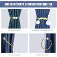 thumbnail image 3 of 4 abrazaderas magnéticas para cortinas, abrazaderas magnéticas para cortinas de bolas, hebillas de cordón de clip para cortinas europeas para el hogar, la oficina, decoraciones de ventanas de hoteles, 3 of 5